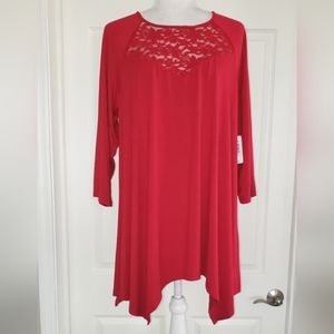 Torrid NWT Lace Front Top